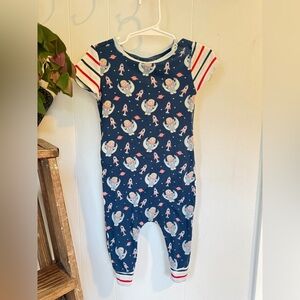 🌖 Free Birdees Bamboo Romper Astronaut Sloth 18-24M 🚀 🦥